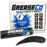 HeavyDuty Moly™ Moly Grease Tube 10 Pack | Lithium Complex EP | High Temp | CV Joint | Bearing | NLGI 2 | Grease Gun Cartridge Refill